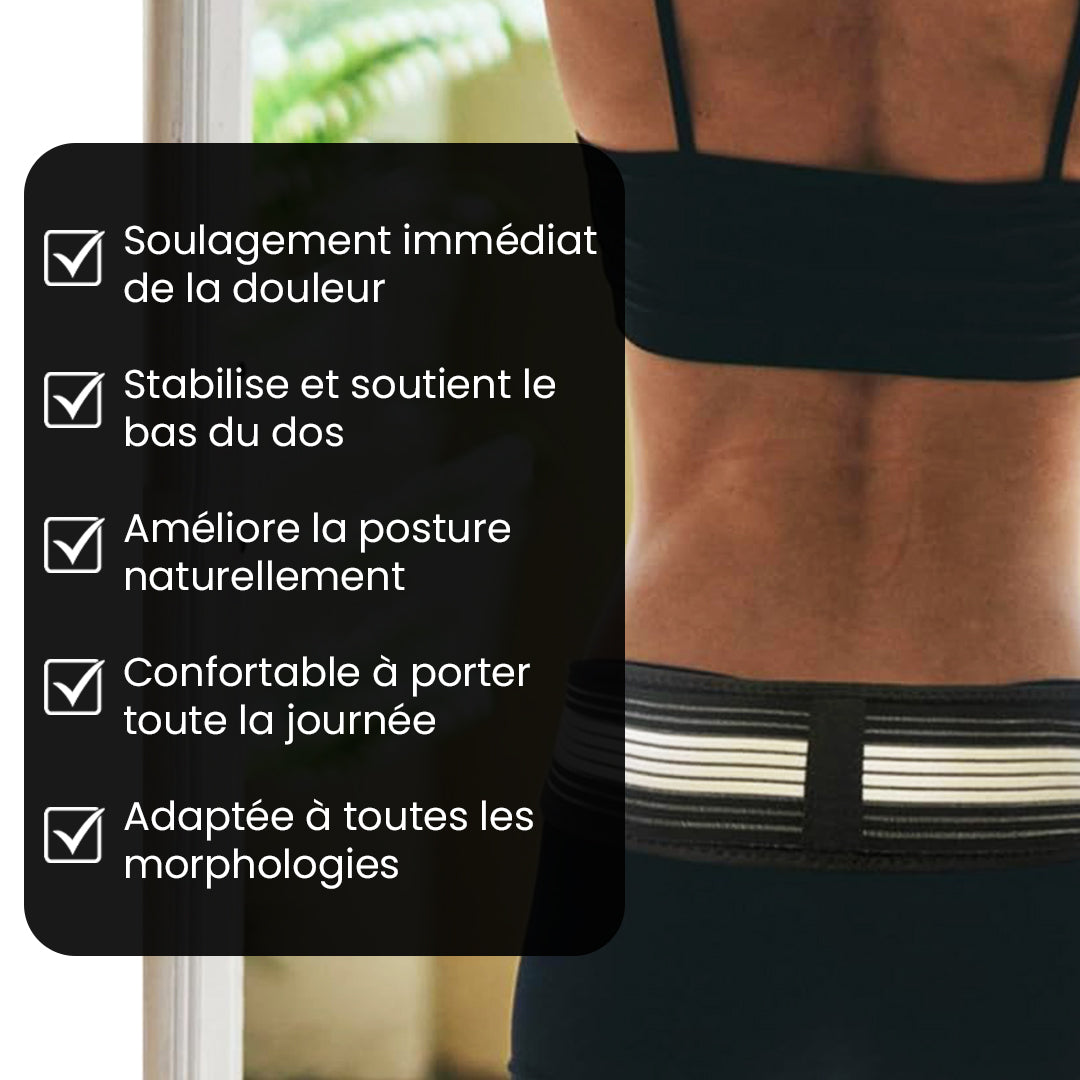 Ceinture – Contre la sciatique et les douleurs lombaires