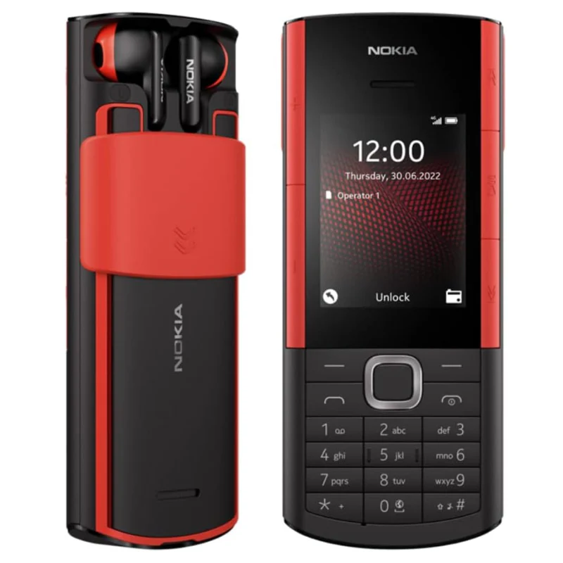 Nokia 5710 XA – Téléphone Futuriste avec Écouteurs Bluetooth Intégrés