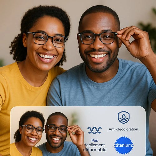 Lunettes HD Ultra-Légères Anti-Lumière Bleue – Style Célébrité